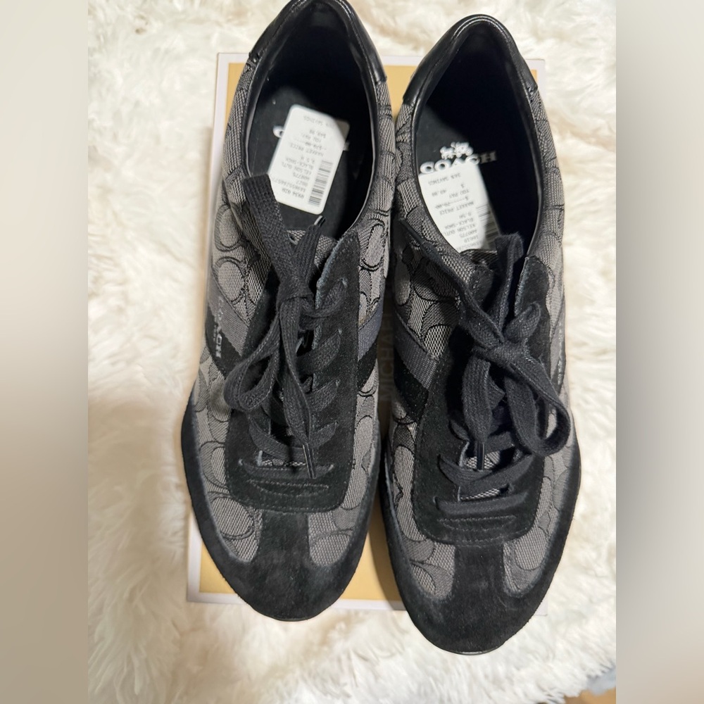 Coach Black and Gray Women's Shoes